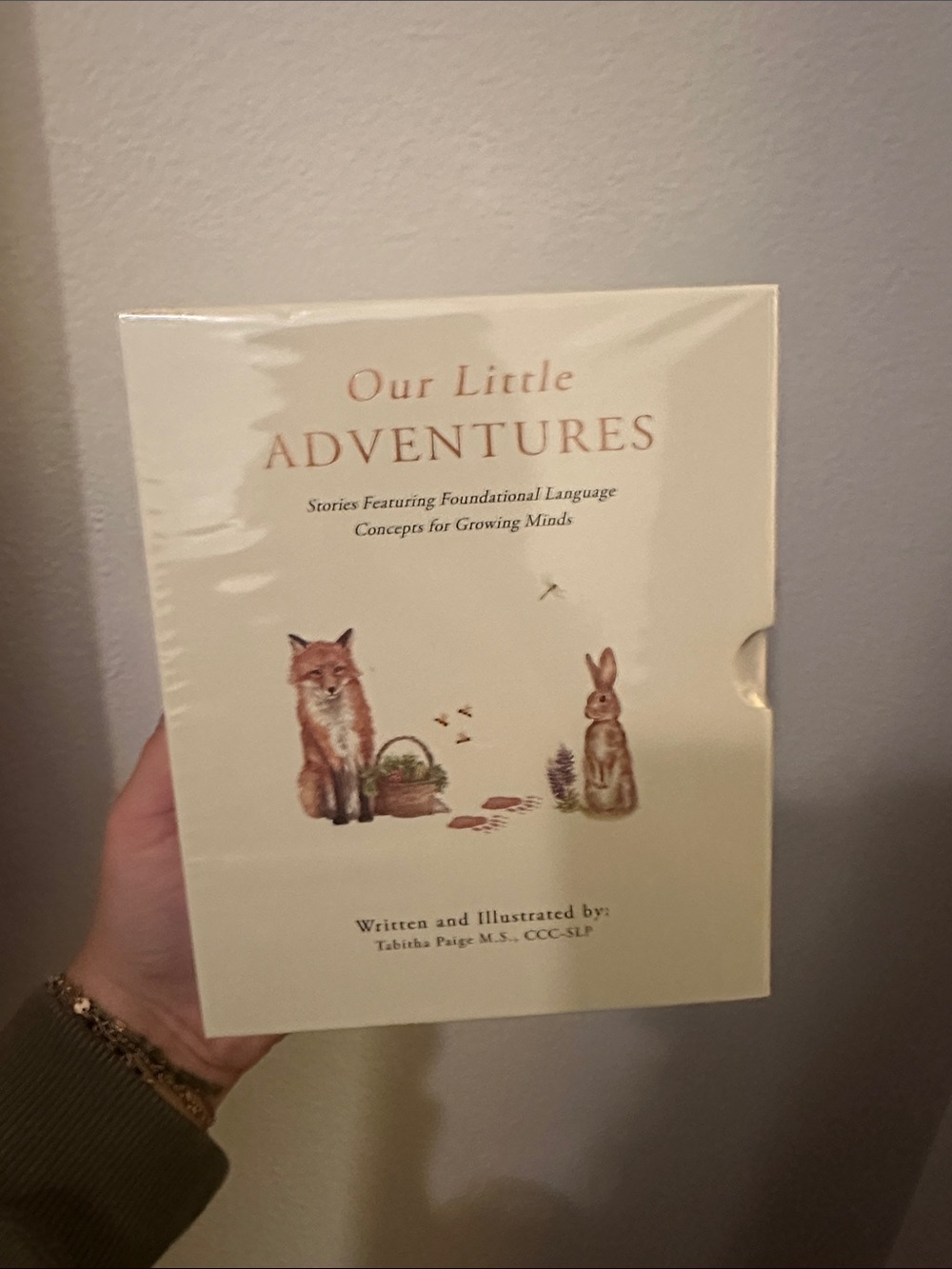Tabitha Our Little Adventures Story Set - Cream Cover with Woodland Illustration